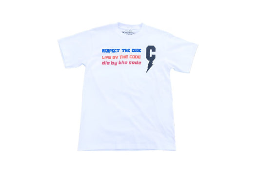 Respect tee white